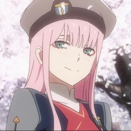 zéro deux, anime francs, zéro cette forme, zéro deux sakura, cher dans franks 002