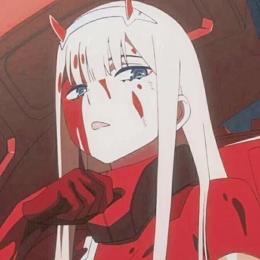 franxx, zero two, querida em franks, zero mal anime, o favorito de franks